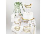 Cake Topper Per La Santa Comunione, Oro, 22,5 Cm
