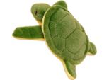 Tartaruga Peluche Mascotte Portachiavi Squeaker Verde 15 Cm