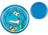 Disco Volante Frisbee Con Dinosauro Blu 20 Cm