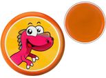 Frisbee Fly Disc Con Dinosauro Arancione 20 Cm