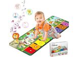 Giocattolo Per Bambini Da 1 Anno, Tappetino Musicale Per Bambini 19 Canzoni 10 Animali, Giocattolo Per Bambini Da 1 2 3 Anni Tappetino Per Pianoforte Regalo Ragazza Ragazzo Compleanno