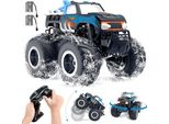 Auto Telecomandata, Monster Truck Telecomandato A 2,4 Ghz, 4WD 15+ Km/H Hobby Offroad Rc Auto, Auto Fuoristrada Impermeabile Con 2 Batterie