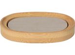 Portasapone Riko Da Appoggio, Beige/Bambù