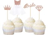 Toppers Pickers Bride Oro Rosa