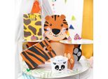 Sacchetti Di Carta Per Dolci Animali Dello Zoo 4 Pz.