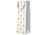 Borsa Regalo Albero Di Natale Oro Argento