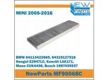 Newparts MF90068C Filtro Aria Cabina A Carboni Attivi, Mini 2005-2016, Ricambio Per K1239A