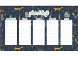 Piano Didattico Magnetico Per Bambini Foresta Scura 45X26Cm