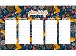 Piano Didattico Magnetico Per Bambini Famiglia Volpe 45X26Cm