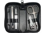 Set Per Manicure Da 5 Pezzi In Vera Pelle - Germany | Solingen Strumenti In Astuccio Nero