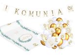 Set Comunione Palloncini Striscione Runner Da Tavolo