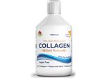 Swedish Nutra ® Collagen Gold Retinol - Per La Salute Di Capelli, Pelle, Unghie E Articolazioni - Senza Zucchero - Peptide Puro E Acido Ialuronico - 500 Ml