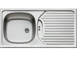 Pyramis Lavello A 1 Vasca CA1 In Acciaio Inox Lucido / Basic Essential / Lavello In Acciaio Inox