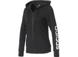 Adidas Felpe Essentials Linear Full Zip Hoodie W, S97076, Taglia: 152