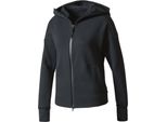 Adidas Felpe Zne Full Zip Hoodie 2 Black, BR1933, Taglia: 158