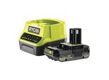 Ryobi RC18120-120 Kit Batteria RB1820C Caricabatterie 18V One+ 1X2,0 Ah