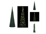 Vidaxl Albero Di Natale Artificiale Pop-Up Con Illuminazione Verde 150 Cm - Alberi Di Natale
