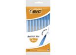 Penna A Sfera Bic Round Stic Classic Blister Blu /8 Pezzi/