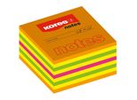 Kores Haftnotizen Wrfel, 75 X 75 Mm, Neonfarben, 5-Farbig