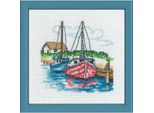 Set Punto Croce Permin "2 Navi"", Schema Per Il Conteggio, 13X13Cm, 13-8116"