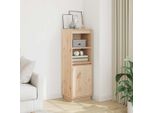 Vidaxl Credenza 37X34X110 Cm In Legno Di Pino Massiccio