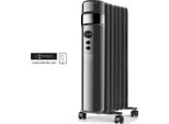 Radiatore A Bagno D'olio Collegato 1500W Nero Taurus Alpatec Agadir Connect 1500