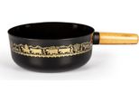 Pentola Per Fonduta In Acciaio Smaltato 23 Cm Nero Stockli 7423.14Haa