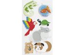 6Xheyda 203780691 Stickermix Haustiere