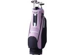 Vevor Sacca Da Golf Con Divisorio Superiore A 14 Vie, Sacca Da Golf Premium Lunga 91,4 Cm (36 Pollici) Con Tasche Multiple, Sacche Da Golf Resistenti Con Manici, Copertura Antipolvere E Tracolla Staccabile Per Uomo E Donna, Nero/Viola