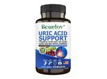 Supporto Per L'acido Urico (120 Capsule) Integratore Alimentare, Tratto Urinario, Acido Urico, Pulizia, Disintossicazione, Reni, Sistema Immunitario, Articolazioni