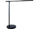 Unilux 400124560 Lampada Da Tavolo Unilux Led Diva, Dimmerabile, Nera