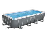 Piscina Con Telaio Power Steel 549X274X122 18X9Ft Bestway 6In1 + Pompa A Sabbia