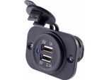 Caricatore Incorporato 2X Usb 3.1A, 12/24V
