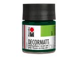Vernice Acrilica Marabu "Decormatt"", Verde Abete, 50 Ml, In Barattolo"