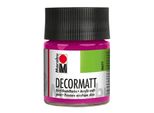 Marabu 1401 05 014 Decormatt Acryl Magenta 50 Ml