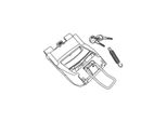Kit Meccanismo Serratura Per Bauletto Moto Shad SH40/45