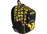 Zaino Scuola Pokemon Pikachu Majewski 16" A 4 Scomparti"