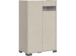 Itamoby - Credenza Alta 2 Ante 70X35X110 Cm Riflesso Cashmere