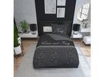 Detexpol Biancheria Da Letto In Cotone 160X200 Queen E King Nero Grafite Glamour 3739 A Holland Home 71
