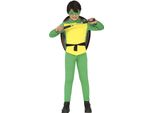 Scudo Combattente Avventura Figura Maschera Cintura Zaino Costume Complessivo Da Supereroe, Taglia: 140/146 Colore: Verde