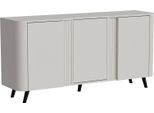 Dmora Credenza Tarouca 42X150.5X70.2H Cm Beige, 3 Ripiani 6 Vani