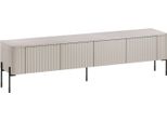 Dmora Mobile Porta Tv Fiaes 39.6X190X50H Cm Beige, Un Ripiano 4 Vani