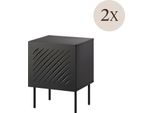 Dmora Comodino Tondela 42X45X59H Cm, Un Ripiano Un'anta
