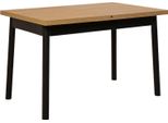 Dmora Tavolo Allungabile Pherkad 75X153X75H Cm Nero, Allungabile 8 Posti