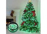 Jayseuw 20M 200 Led Luci Fata Bianco Caldo 10 Modalità Di Luce Luci Fata Festa Giardino Decorazione Luci Di Natale Cavo Verde