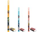 Matita Con 11 Stilo Intercambiabili E Gomma Top Speed In Lamina M&G