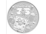 Moneta D'argento Da 1 Oz 25 Anni Spongebob Squarepants 2024 Argento 999 Da Collezione