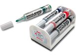 Set Di Pennarelli Pentel Per Lavagna Bianca Maxiflo MWL5M, Con Spugna