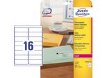 Avery Zweckform Etichette Trasparenti Per Indirizzi, 99,1 X 33,9 Mm