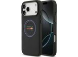 Etui Red Bull Anello Blu A Maglia E Pulsanti In Metallo Magsafe Per Iphone 17 Pro Max Granatowy